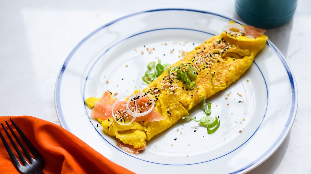 Lox omelet