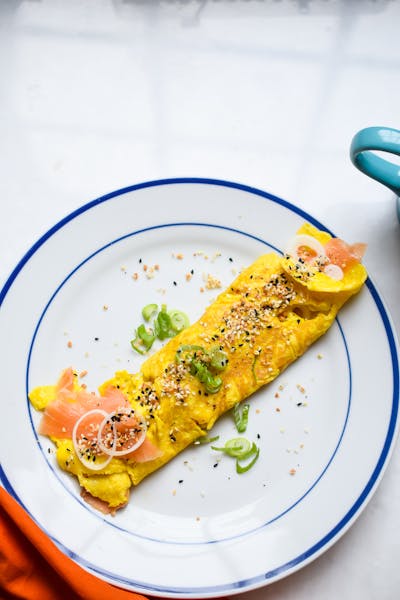 Lox omelet