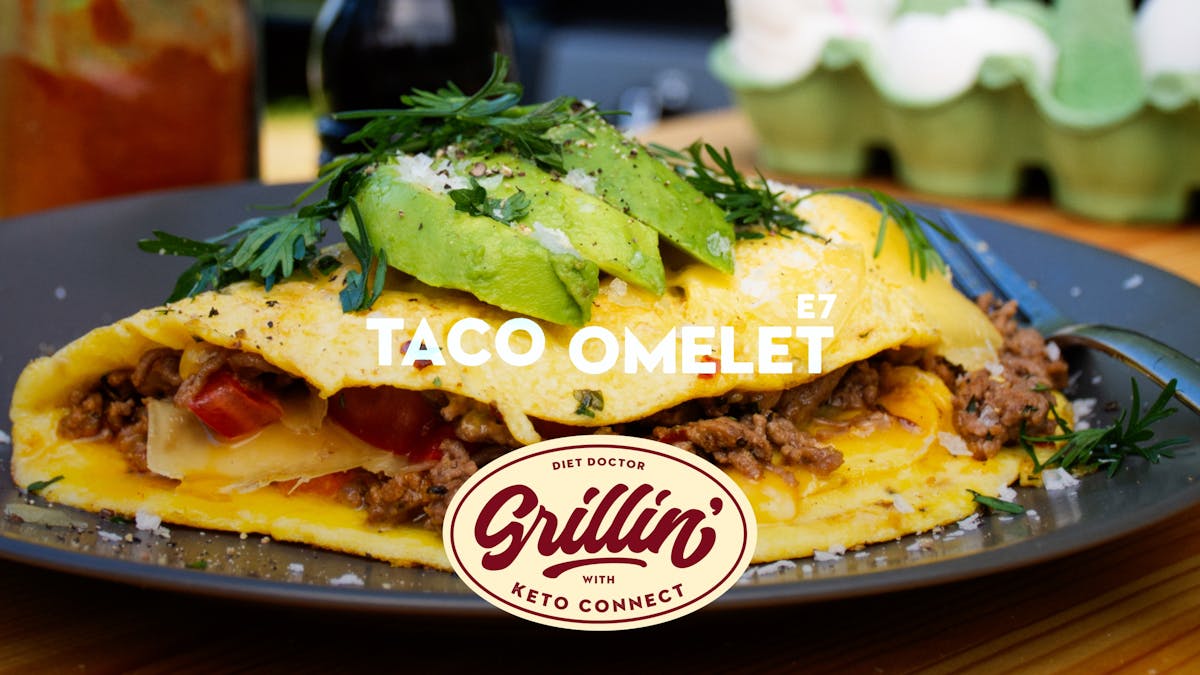 Taco omelet