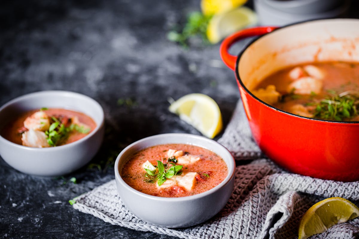 Low carb Italian fish stew