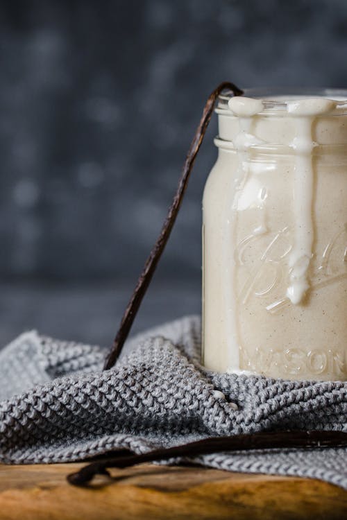Low carb vegan vanilla protein shake