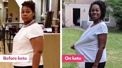 How Tanisha kept it simple on keto and lost 80 pounds in 8 months