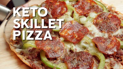 How to make keto skillet pizza