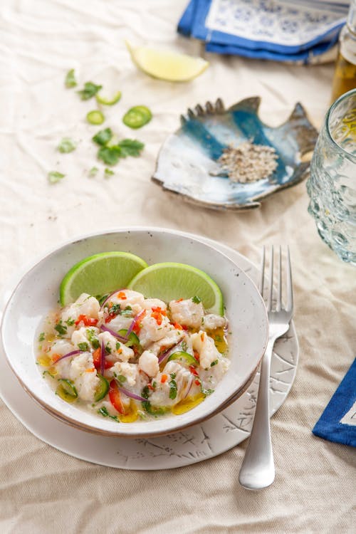 Low-carb ceviche