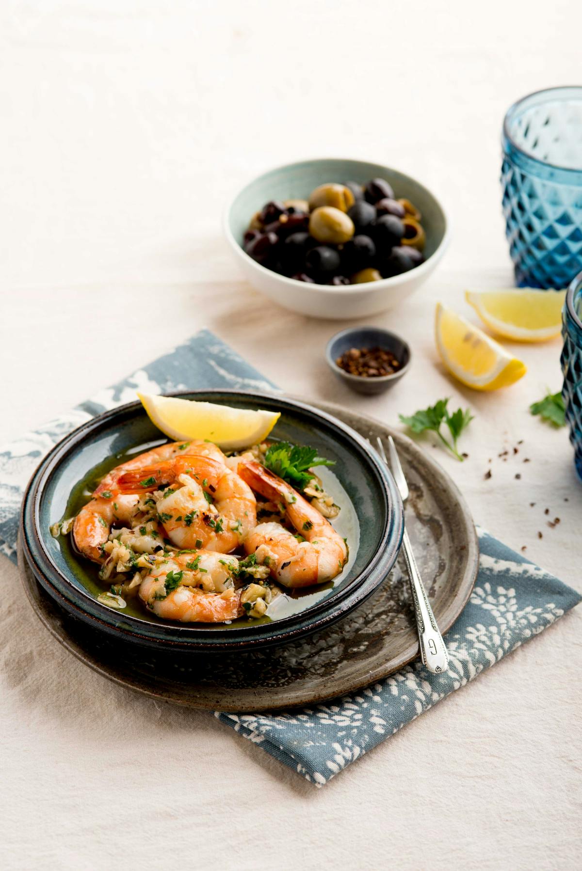 Keto Spanish garlic shrimp
