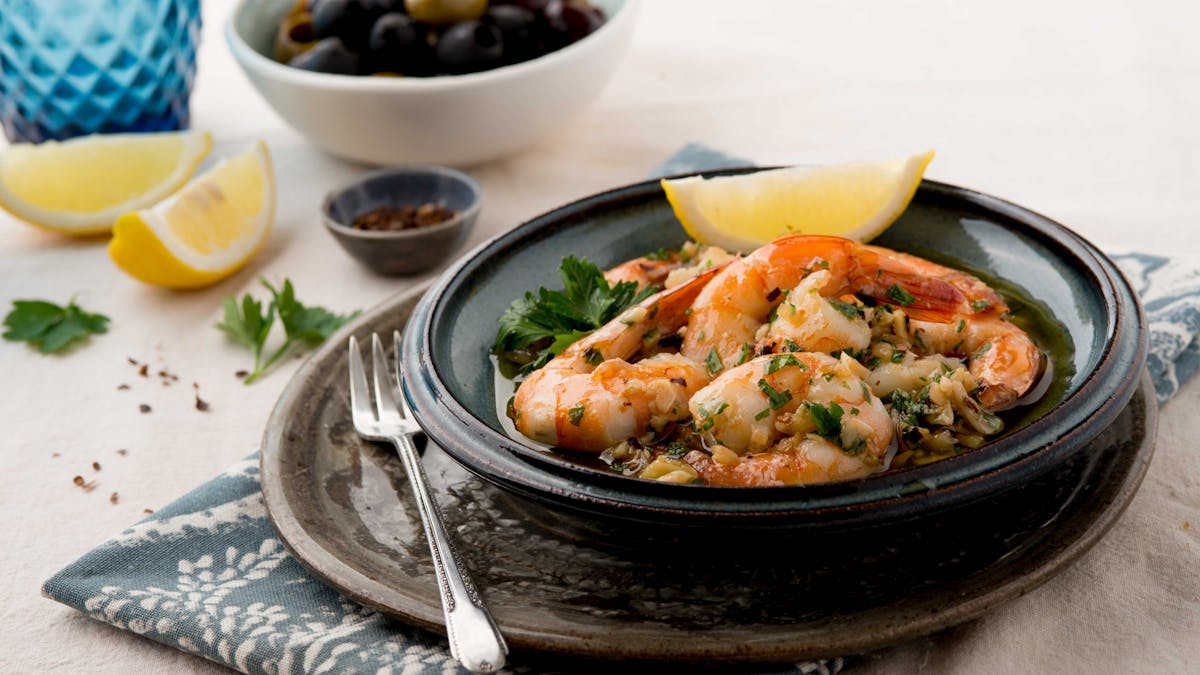 Keto Spanish garlic shrimp
