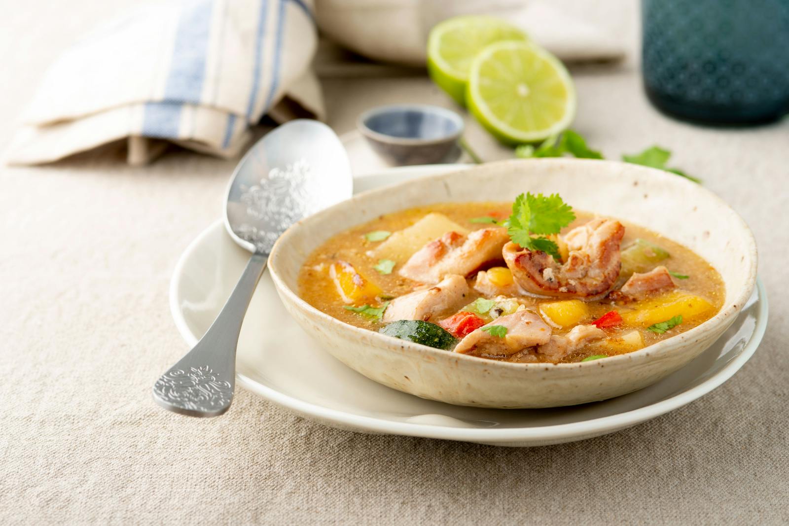 Lowcarb chicken sancocho Latin American Recipe Diet Doctor