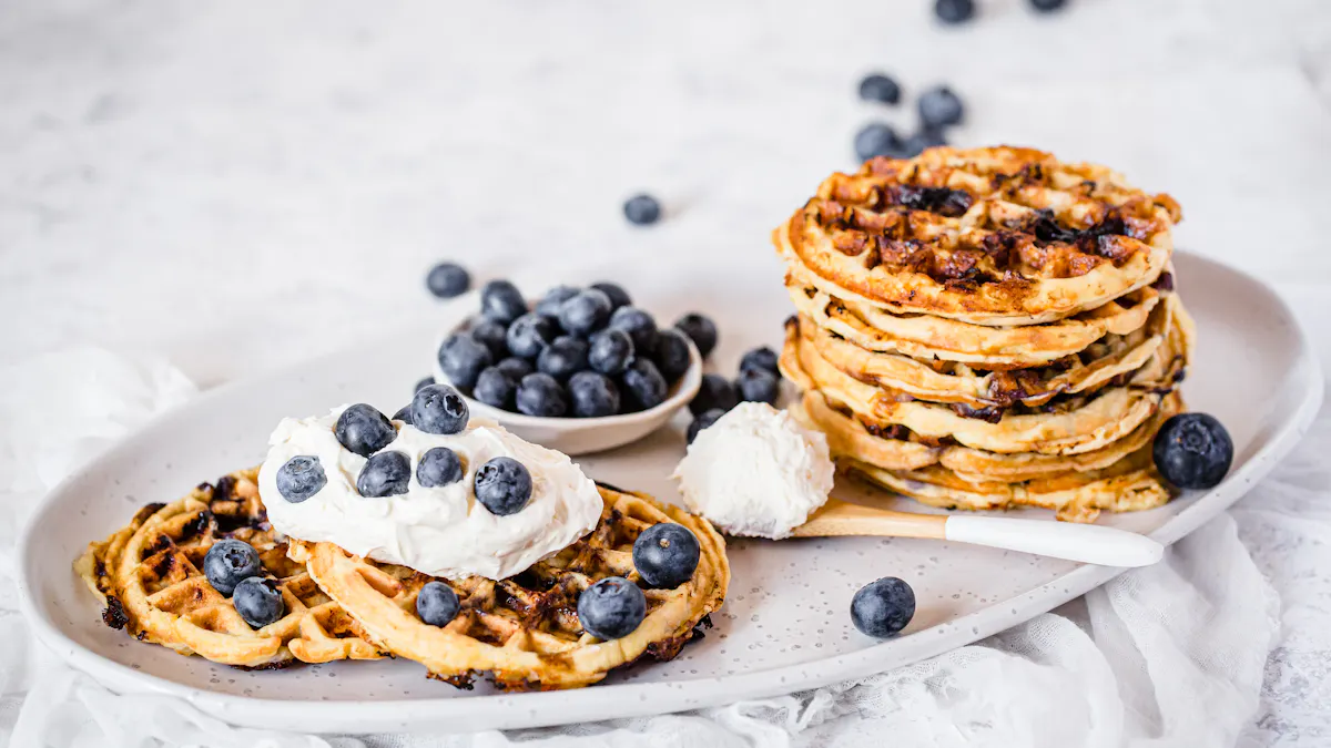 Blueberry chaffles