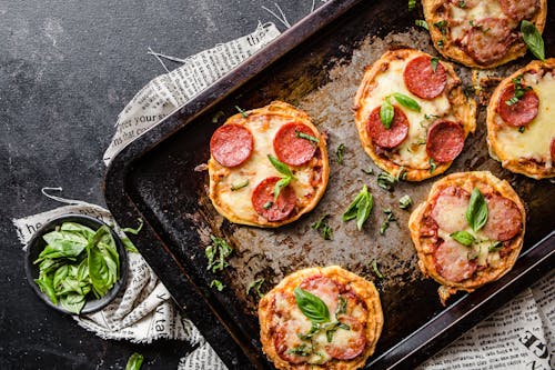 Keto pizza chaffles