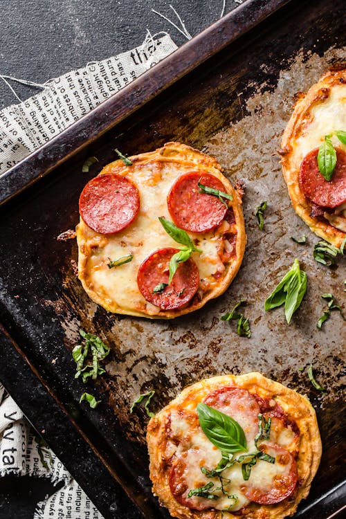 Keto pizza chaffles