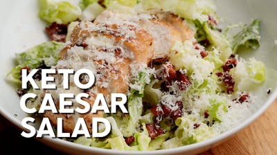 Keto Caesar salad
