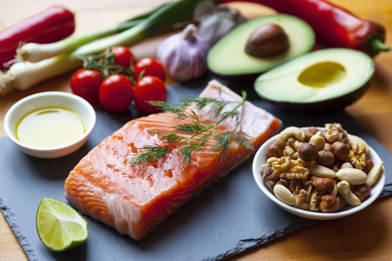 Foods Items High in Healthy Omega-3 Fats.