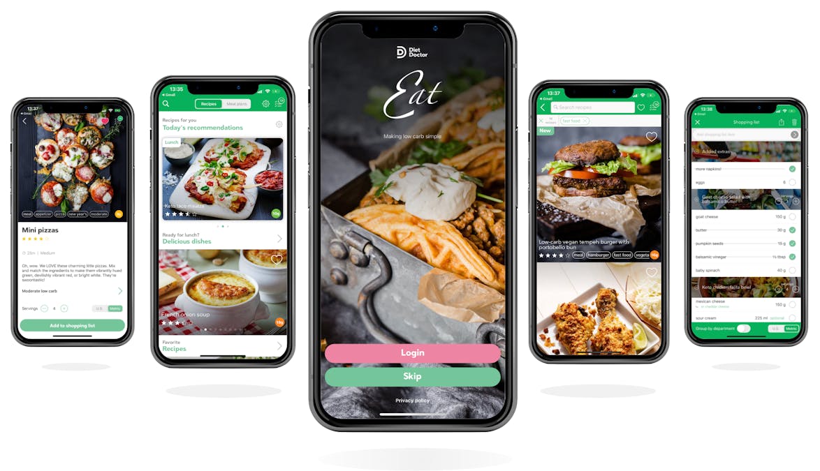 Cook and shop with Diet Doctor Eat