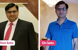 'Within ten days on the keto diet, I started feeling light'