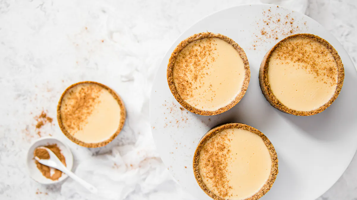 Dairy-free keto egg custard tarts