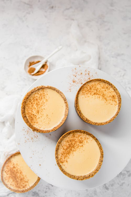 Dairy-free keto egg custard tarts