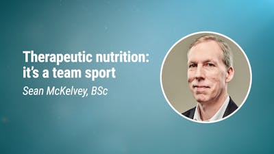 Sean McKelvey, BSc – Therapeutic nutrition: it’s a team sport (LCD 2020)
