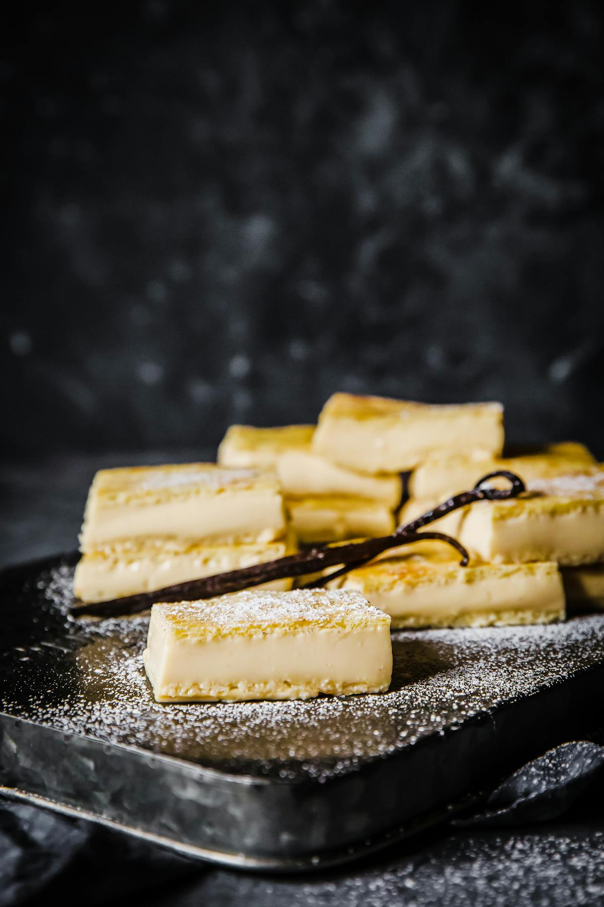 Low carb vanilla slice