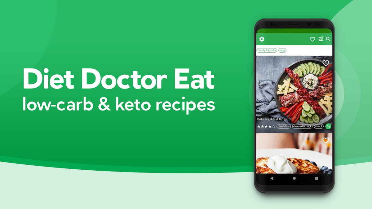 Diet Doctor EAT Android App is finally here. Check it out.