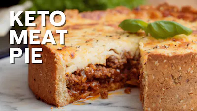Keto meat pie