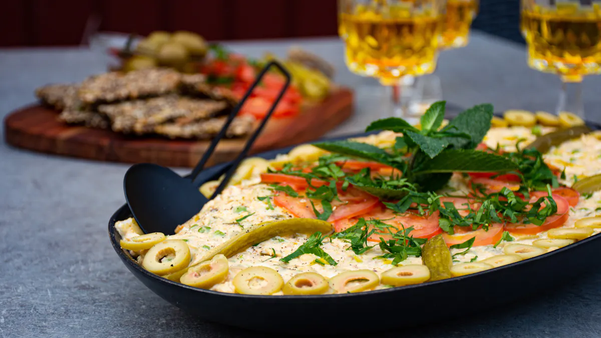 Low-carb salad olivieh