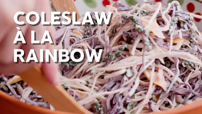 Coleslaw à la rainbow