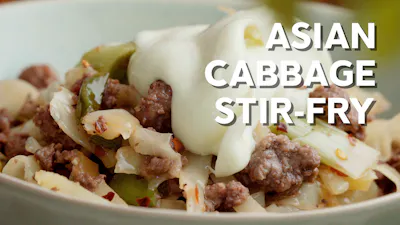 Asian cabbage stir-fry