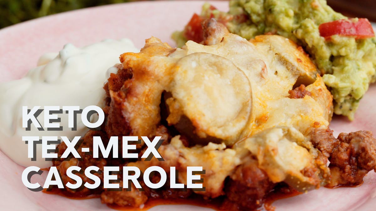 Mexican inspired keto casserole
