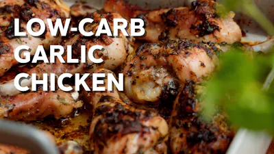 Low-carb garlic chicken