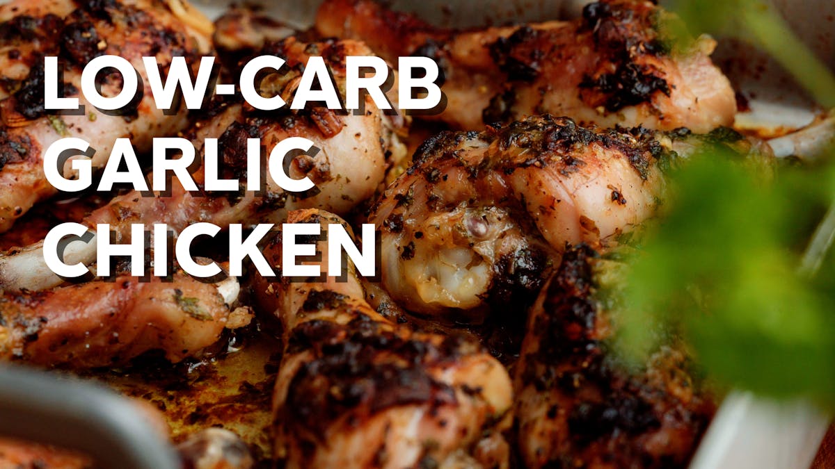 Low-carb garlic chicken