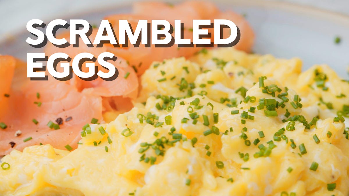 Scrambled eggs on a sunny day ☀️