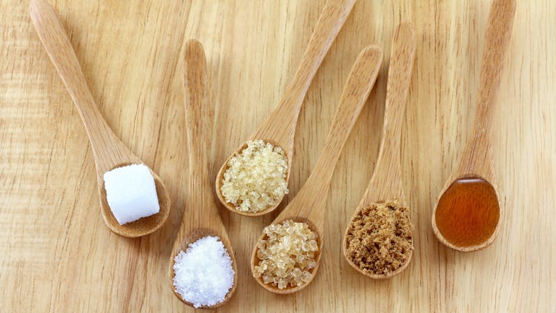 Different types of sugar