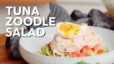 Tuna zoodle salad