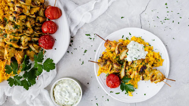 Persian chicken chicken-kebabs-with-cauli-rice-and-garlic-sauce-h