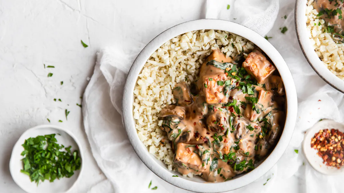 Easy low-carb mushroom palak paneer