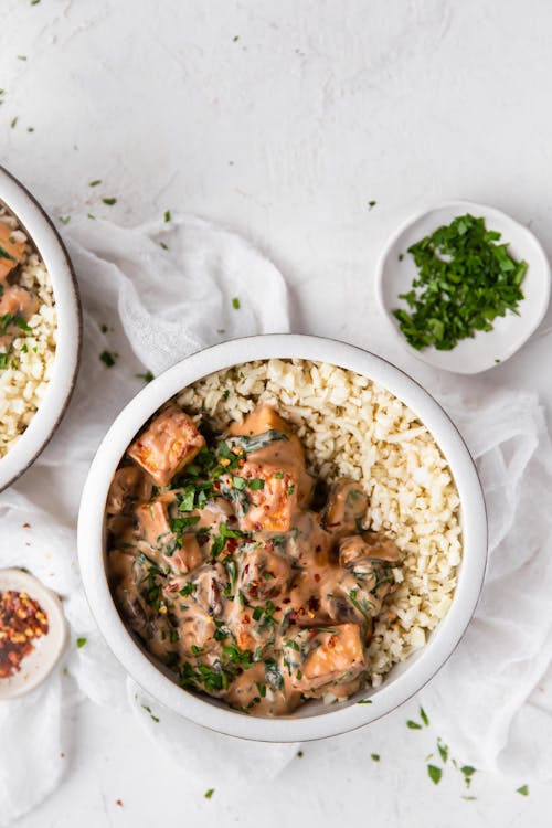 Low carb mushroom palak paneer