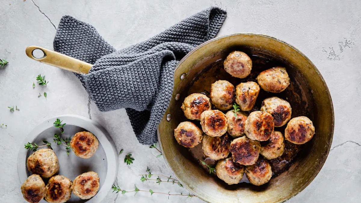 Keto holiday turkey meatballs