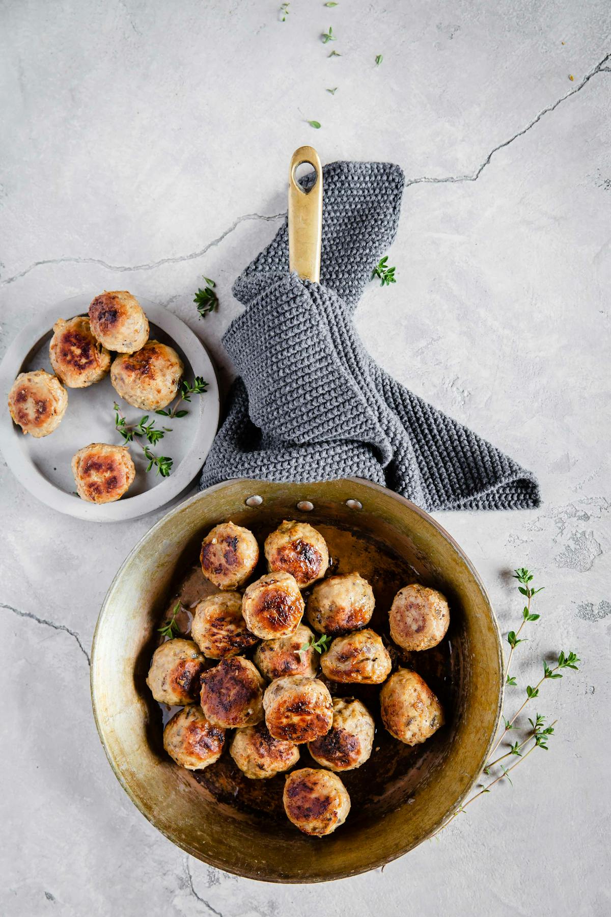 Keto holiday turkey meatballs