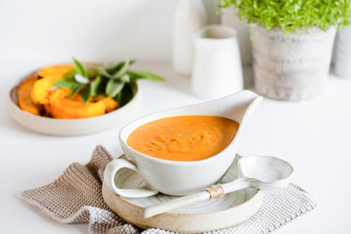 Roasted pumpkin chipotle cream sauce