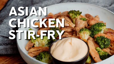 Asian chicken stir-fry