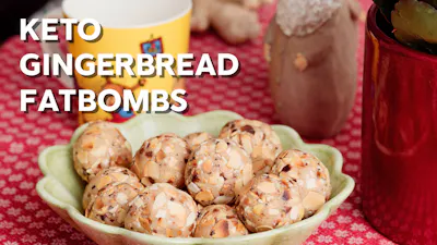 Keto gingerbread fatbombs