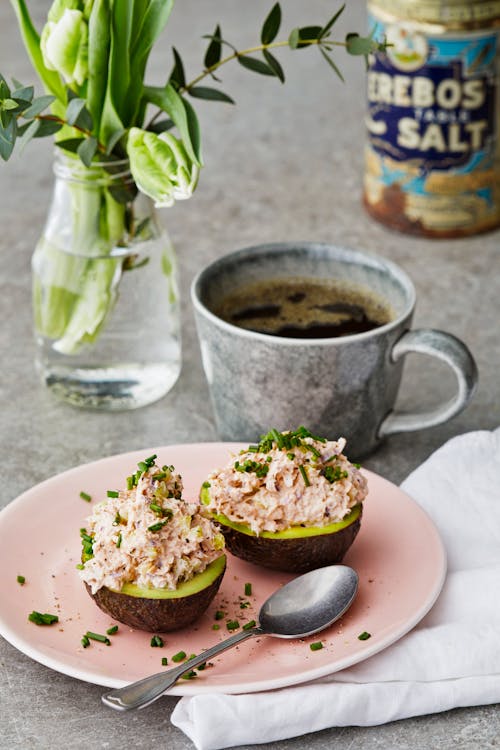 Tuna stuffed avocado