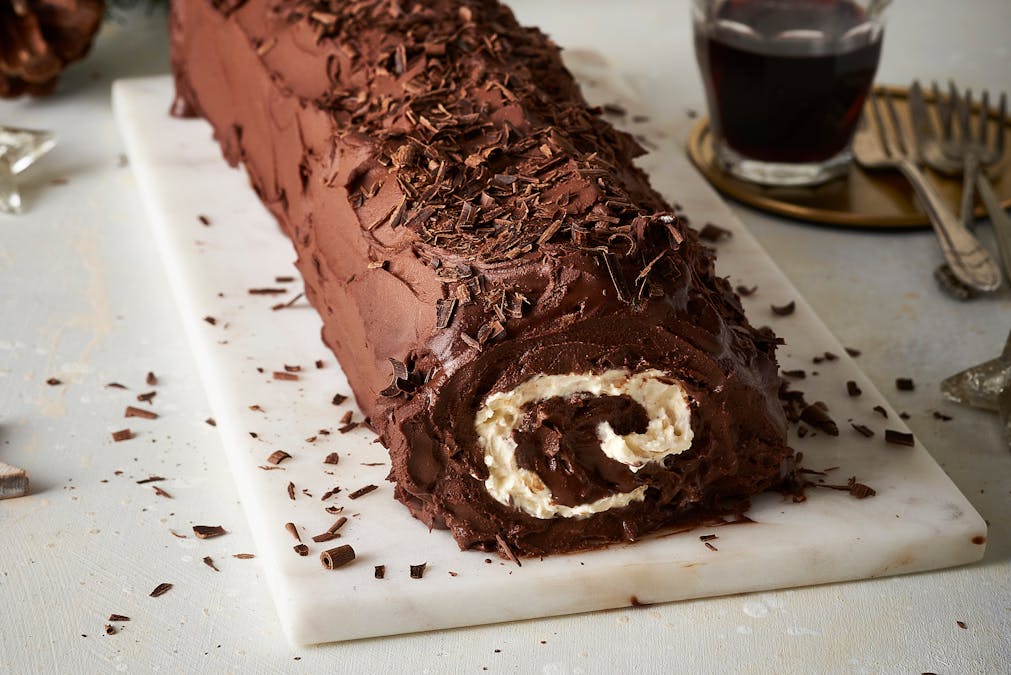 Low carb Christmas yule log