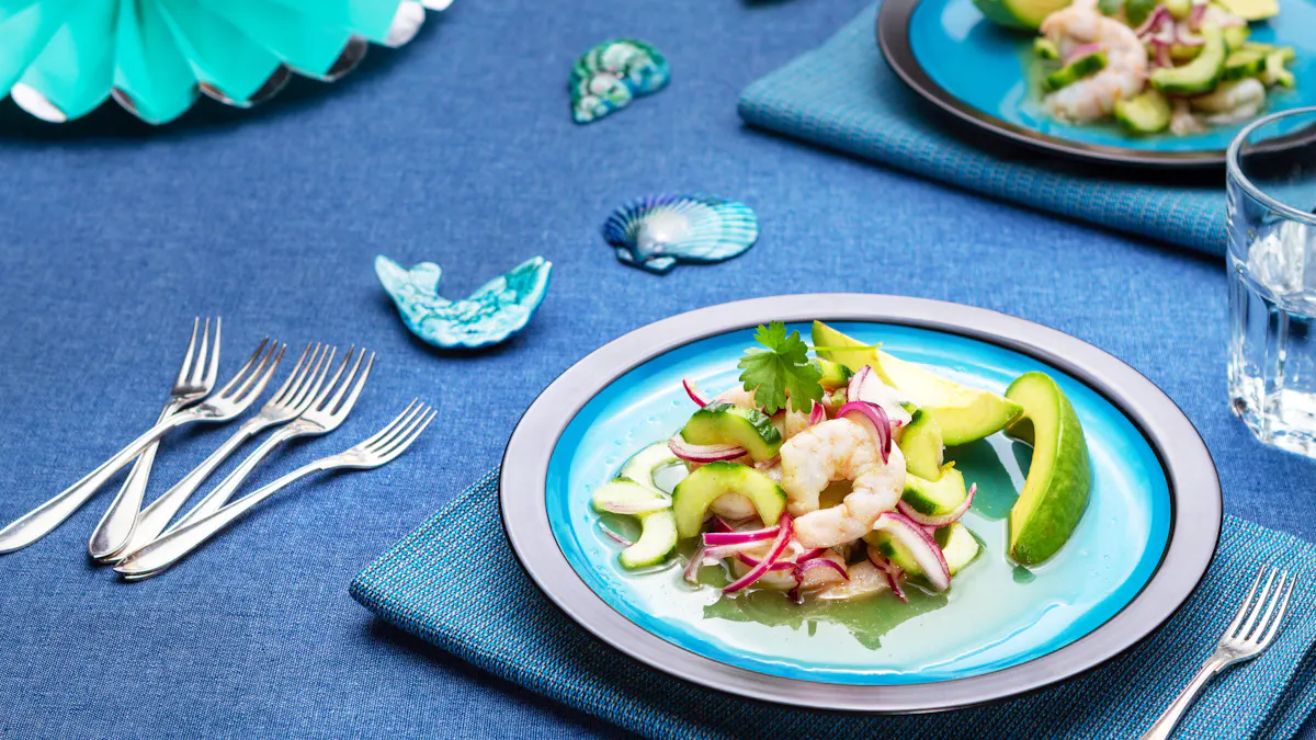 Mexican shrimp ceviche (aguachile)