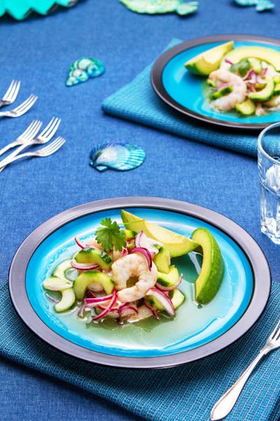 Mexican shrimp ceviche (aguachile)