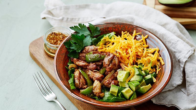 low-carb-fajita-bowl