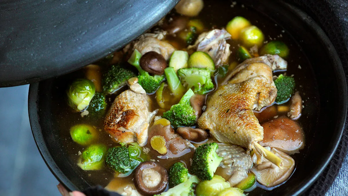 Chicken stew with vegetables