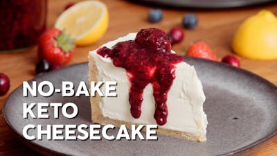 No-bake keto cheesecake