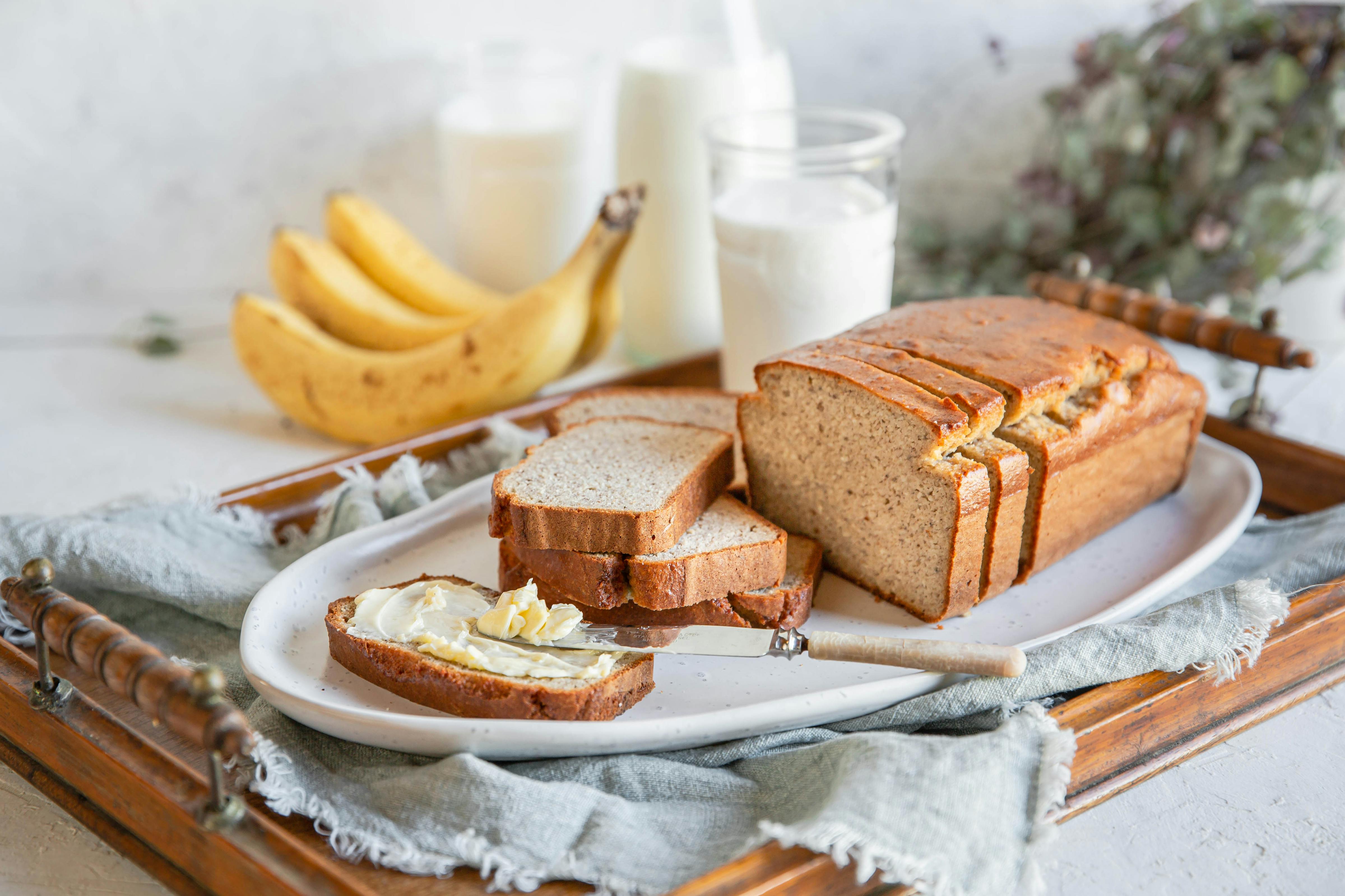 Low carb Banana Bread GlutenFree Recipe Diet Doctor
