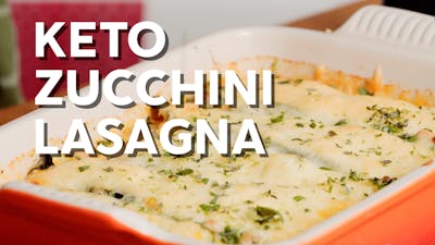 Keto zucchini lasagna